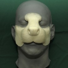 Beaver / Otter Nose in hot foam latex