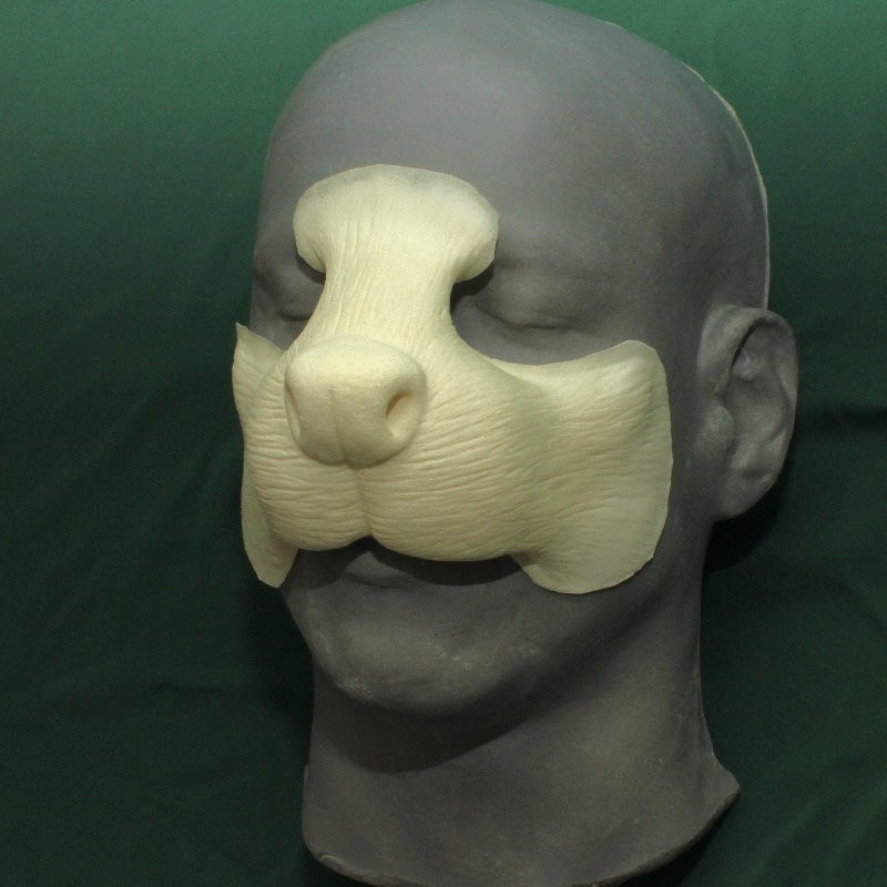 Beaver / Otter Nose hot foam latex prosthetic