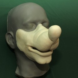 Small Cartoon Muzzle hot foam latex prosthetic.