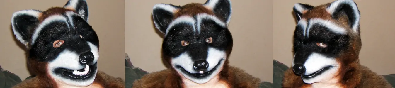 Raccoon Furred Mask